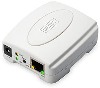 DIGITUS Fast Ethe.Print Server,USB 2.0 1-Port Print Server RJ-45