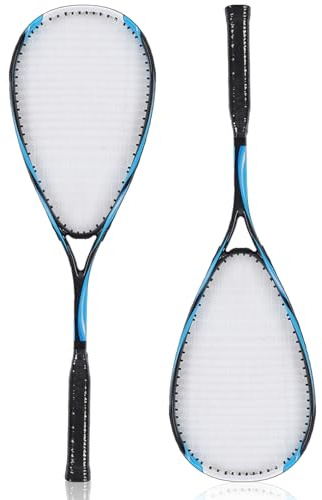 Squash Schläger 350g Leicht - Großes Schläger-Face für Anfänger mit Stoßdämpfung