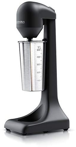 Arendo - Drink Mixer - Eiweiß Shaker - Getränkemixer - elektrischer Standmixer - 500 ml Becher - 22.000 U min - 2 Geschwindigkeitsstufen - Fitness Protein Drinks Smoothies Milchshakes Cocktails