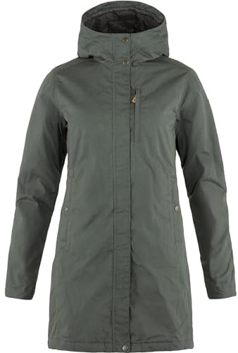Fjällräven Damen Kiruna Padded Parka, Basalt, L