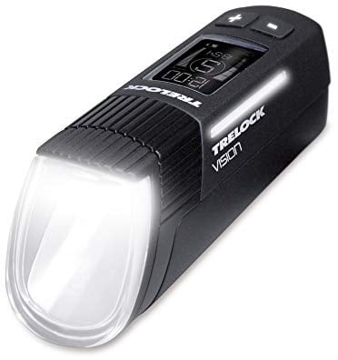 TRELOCK LS 760 I-Go Vision – Fahrradlicht 100 Lux – USB Aufladbar – LED Fahrradlampe mit 5 Lichtmodi – 120 m Sichtweite