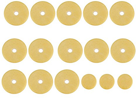 Flötenpads Set, 16 Stück Filz-Pads Ersatz für Querflöte und Flöte Reparaturzubehör