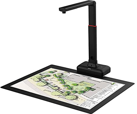 VIISAN S21 A2 Overhead Scanner | 23MP & 600dpi Dokumenten- & Buchscanner | Automatische Seitenkorrektur, OCR in 130+ Sprachen, LED-Licht, ideal für Archivierung, Schule & Büro