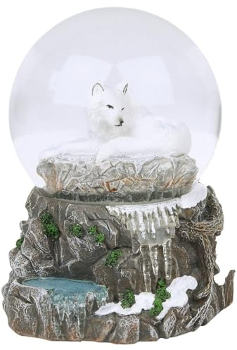 Nemesis Now Guardian of The North Schneekugel, Grau (LP) 14,5 cm
