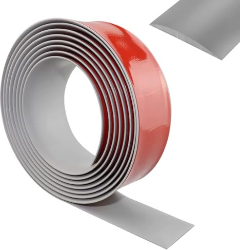 4cm breit übergangsprofil selbstklebend - übergangsleiste boden PVC abdeckleiste selbstklebend (grau 3M)