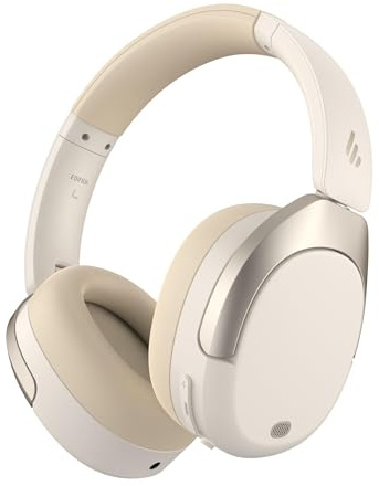 Edifier W830NB Wireless Over Ear Kopfhörer mit -45dB ANC, 94Std. AKKU, LDAC Hi-Res Sound, Spatial Sound Schnellladung, Bluetooth V5.4 - Elfenbein