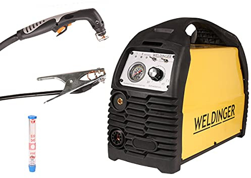 WELDINGER Plasmaschneider PS 55 pilot pro mit Pilotlichtbogen und Druckregler 5 Jahre Garantie