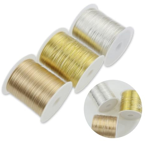 100m x 3 Spule Schmuckdraht 0.3mm basteldraht dünn Lichtbeständig(A)
