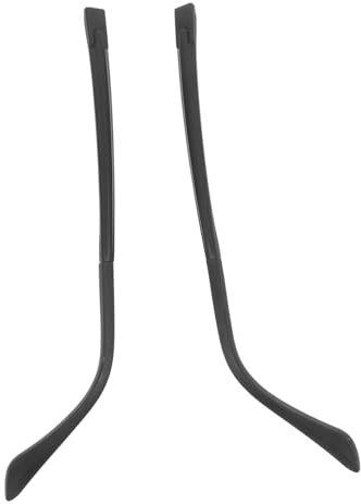 HOMSFOU Brillenbügel Ersatz Universelle Schwarze Brillen Ersatzbügel Komfortable Bügel für Augenschutz und Sportliche Nutzung