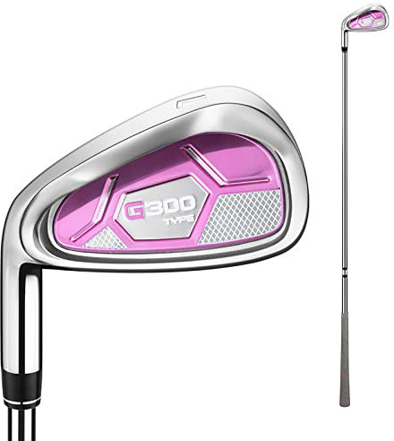 Golf-Einzelschläger für Damen, Golfeisen für Linkshänder, Schaft aus Edelstahl/Graphit, Design mit niedrigem Schwerpunkt, breite Schlagfläche, für Anfänger
