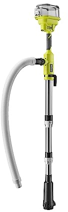 RYOBI 18 V ONE+ Akku-Regenfasspumpe RY18STPA-0 (bis zu 3.360 l/h Förderleistung, bis zu 7 m Förderhöhe, Wassergeschütztes Akku-Fach (IPX7 Schutzklasse), ohne Akku und Ladegerät)