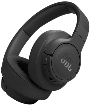 JBL Tune 770NC Schwarz: Kabellose Over-Ear Kopfhörer mit Adaptivem Noise-Cancelling und 70h Akkulaufzeit