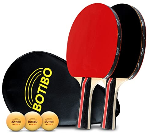 BOTIBO Tischtennisschläger 2er Set