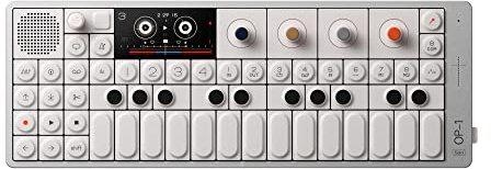 Teenage Engineering OP-1 Field (Tragbarer Synthesizer, Sampler und Drum Machine mit eingebauten Lautsprecher, Mikrofon, Effekte und Vocoder, Bluetooth Midi, USB-C, 24 Stunden im Akkubetrieb)