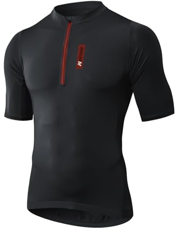MEETWEE Herren Radtrikot Kurze/Langarm Radtrikots für Herren, Fahrradbekleidung Herren, T-Shirts für Radfahrer, Atmungsaktives Radtrikot, Schnell trocknendes Fahrradtrikot, Rennrad-Trikot