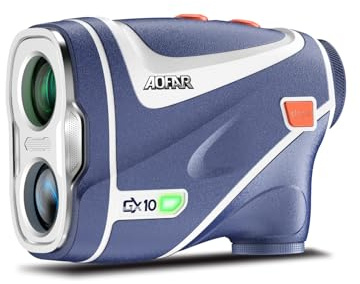 AOFAR GX10 Golf-Entfernungsmesser 1200Y mit exklusiver automatischer Anpassung der roten Anzeige, Magnetfunktion, Slope on/Off mit Kontrollleuchte, Flaggensperre mit Vibration, Scan Modus