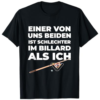 pool billard männer frauen lustig T-Shirt
