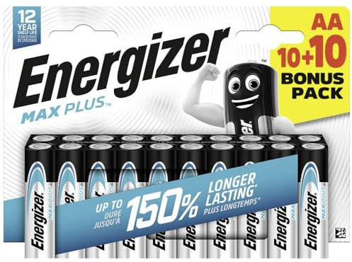 Energizer Max Plus Mignon (AA)-Batterie Alkali-Mangan 1.5V 20St.