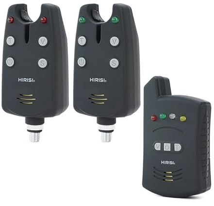 Hirisi Tackle Wireless Fishing Alarm Set 1+5.1 cm Schutzhülle für Karpfenangeln B1236