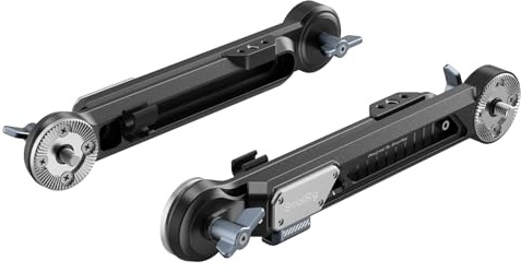 SMALLRIG Schulterstativ-Verlängerungsarm-Adapter mit M6-Rosette für ARRI, One-Touch-Längenschnellverstellung, 2er-Pack – 5206