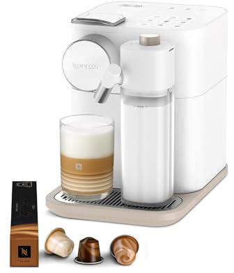 De Longhi Nespresso Gran Lattissima EN640.W Kaffeemaschine mit Milchaufschäumer 19 bar weiß
