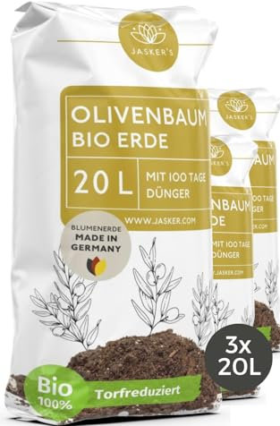 Olivenbaum-Pflanzenerde 60L Dünger aus natürlichen Rohstoffen