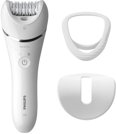 Philips Epilierer Series 8000, kabelloser Nass- und Trockenepilierer für Beine und Körper, Haarentfernungsgerät für Frauen