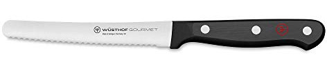 WÜSTHOF Gourmet Brötchenmesser 12 cm, Schwarz