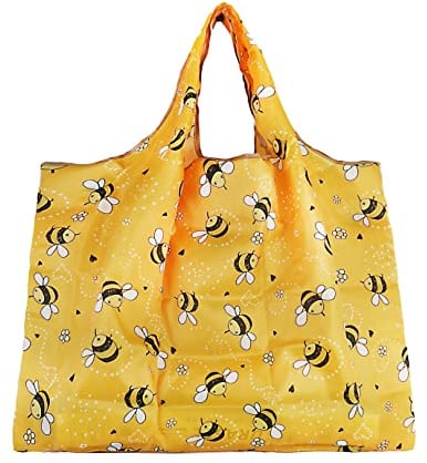 Lin’s Liliana große Faltbare Tasche 50x66cm, wiederverwendbare Einkauftasche leichte Handtasche schnelltrocknend reißfest für Einkauf Reise Ausflug
