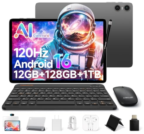 TECLAST P30T Tablet 10 Zoll, 12GB RAM+128GB ROM(4TB TF), T7200 Octa-Core A75 CPU, 5G WLAN/Widevine L1/GPS/6000mAh/BT5/GMS/OTG