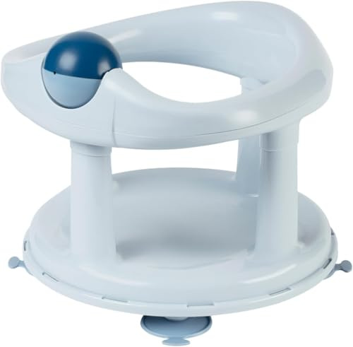 Bebeconfort Drehbarer Badewannensitz, Badewannensitz, Ergonomisch, 6 Monate bis 12 Monate, 0-10 kg, Blue