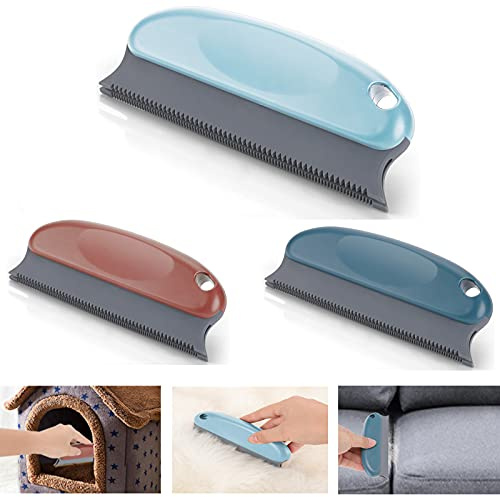 Tierhaarentfernerbürste, Hundehaarentferner für Teppich, Kleidung, Möbel, Sofa, Autos, Katzenhaarentfernerkamm, Gummibürste für Tierhaare, Hundehaarentfernungsprodukte