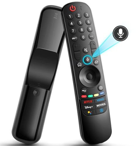 Universal Sprachfernbedienung für Sprachfunktion und Zeigerfunktion kompatibel mit LG 2018-2024 Smart TV, Ersatz für Original TV Remote MR24GA MR23GA MR22GA MR21GA MR20GA