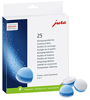 Jura 3-Phasen-Reinigungstabletten - 25 Stück | 25045
