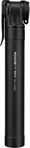 TOPEAK TRTT-1B Minipumpe Roadie TT Mini, Luftpumpe aus Aluminium hergestellt, in der Farbe Schwarz, Gewicht 90g, 15700112