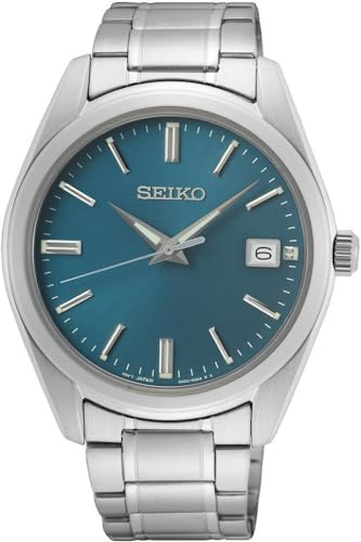 Seiko Herren-Uhr Quarz Edelstahl mit Edelstahlband SUR525P1