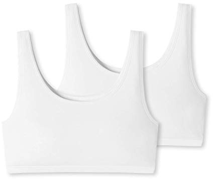 Schiesser Uncover Damen Bustier Soft Cotton, 2er Pack