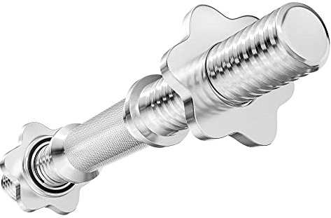 Hop-Sport Langhantelstange - 120 cm | 150 cm | 167 cm | 180 cm, SZ Stange 120 cm, super SZ Stange 120 cm, Kurzhantelstange 40 cm; ⌀ 30mm, aus verchromtem Stahl (Kurzhantel 40 cm 30 mm)