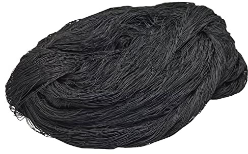 LINSOCLE 5 mx 15 m Vogelschutznetz Schwarz, Vogelnetz Stabil, Netz für Hühnergehege, Volierennetz für Schützt Obstbäume und Gemüse vor Vogelfraß(Maschenweite 5 x 5 cm Große Löcher)