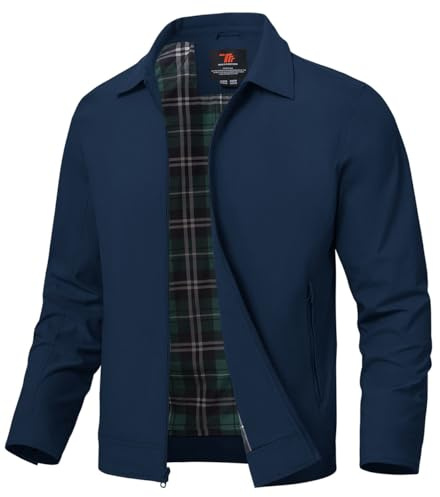YSENTO Herren Jacke Bomberjacke Sommer Leichte Übergangsjacke Fliegerjacke Windbreaker Blouson Jacke