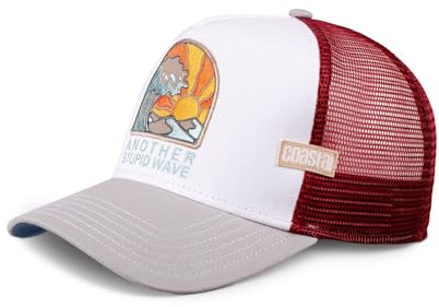 Coastal Trucker Cap Sommer Surfen Kappe Basecap verstellbar Snapback Strand Mesh