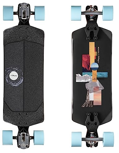 Loaded Boards Fathom Longboard Skateboard komplett (85 mm Caguama 77a Rollen, Paris 150 50° Trucks)