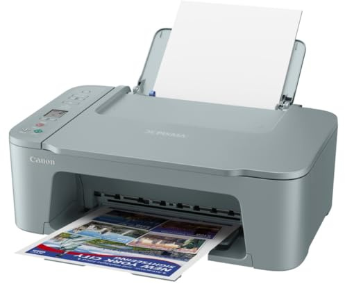 Canon PIXMA TS3752i – kabelloser Farbtintenstrahldrucker All-in-One. Drucken, Kopieren, Scannen in A4. Kompatibel mit PIXMA Print Plan. Ideal für randloses Fotodrucken und Heimdruck