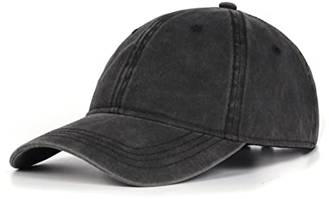 Zylioo XL/XXL Vintage Basecap Kappe Für Großen Kopf Pigment Baseballkappe Washed Cotton Baumwolle Baseball Cap Waschbare Cappy