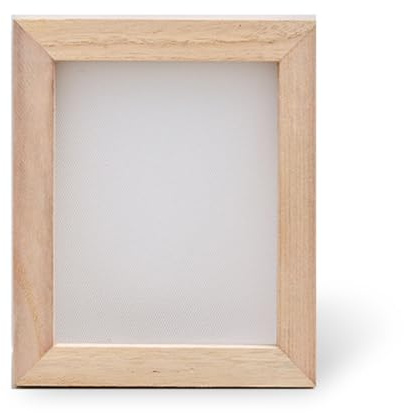 WEGLOK Papierrahmen für die Papierherstellung, Holzrahmen, 15 x 18 cm, Mehrfarbig
