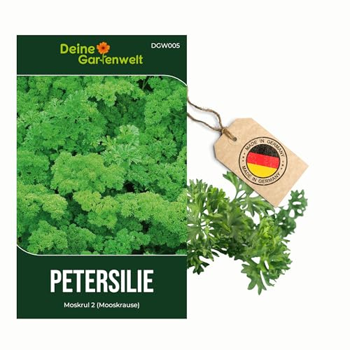 Petersilie Moskrul 2 (Mooskrause) Samen - Petroselinum crispum - Petersiliesamen - Kräutersamen - Saatgut für 600 Pflanzen