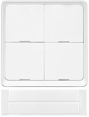ANCLLO Zigbee Smart Szenenschalter mit 12 Szenen, kabelloser Wandschalter, kompatibel mit der Tuya/Smart Life App (erfordert Zigbee Hub Nicht kompatibel mit Alexa)