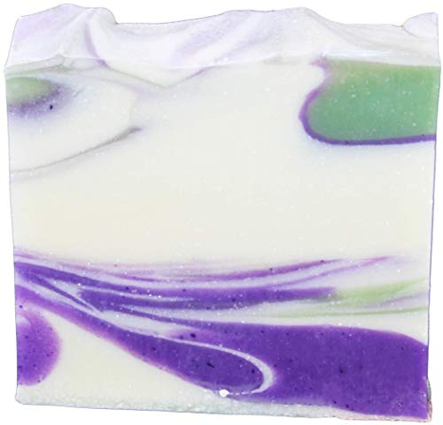 GREENDOOR Naturseife fest Blumenwiese 100g, Handseife vegan, Naturkosmetik, natürlich verseifte bio Pflanzenöle, Seifenstück für Hände Gesicht Körper, Natur Stück-Seife