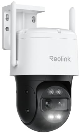 Reolink 4K 8MP Wi-Fi 6 PTZ Überwachungskamera Aussen mit Dual-Objektiv, Auto-Tracking-Zoom, WLAN Kamera Outdoor mit 3 Smart-Erkennungsmodi, 30m Farbnachtsicht, Außenkamera, Dual-Ansicht, TrackMix WiFi