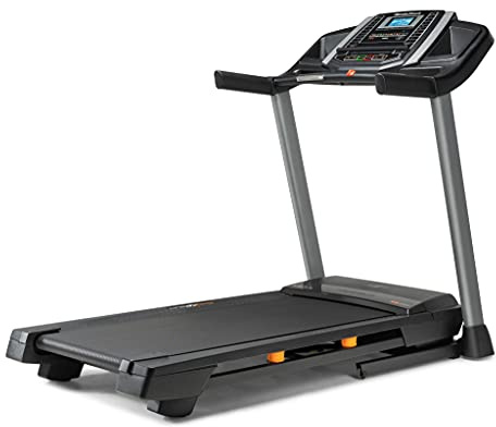 NordicTrack T-Serie Laufband für Zuhause | Klappbar | bis zu 12% Steigung & 20 km/h | Display mit 10.000+ Trainings über iFIT-Platform | Smart Fitness für Zuhause